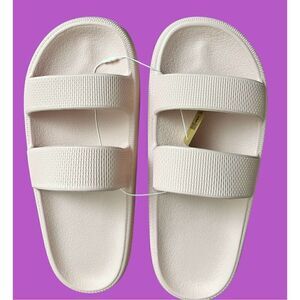 PINK by V/S Double Strap Pillow Slides / SZ: L (9-10) / NWT